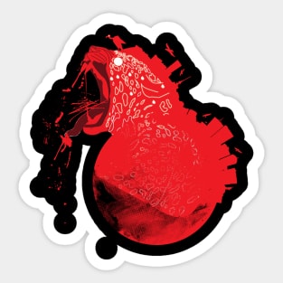 Red Planet Rising Sticker